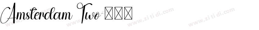 Amsterdam Two字体转换